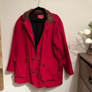 Vintage Red chore coat